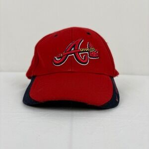 Atlanta Braves Nike Embroidered‎ MLB Baseball Cap Hat Red Adjustable Adult
